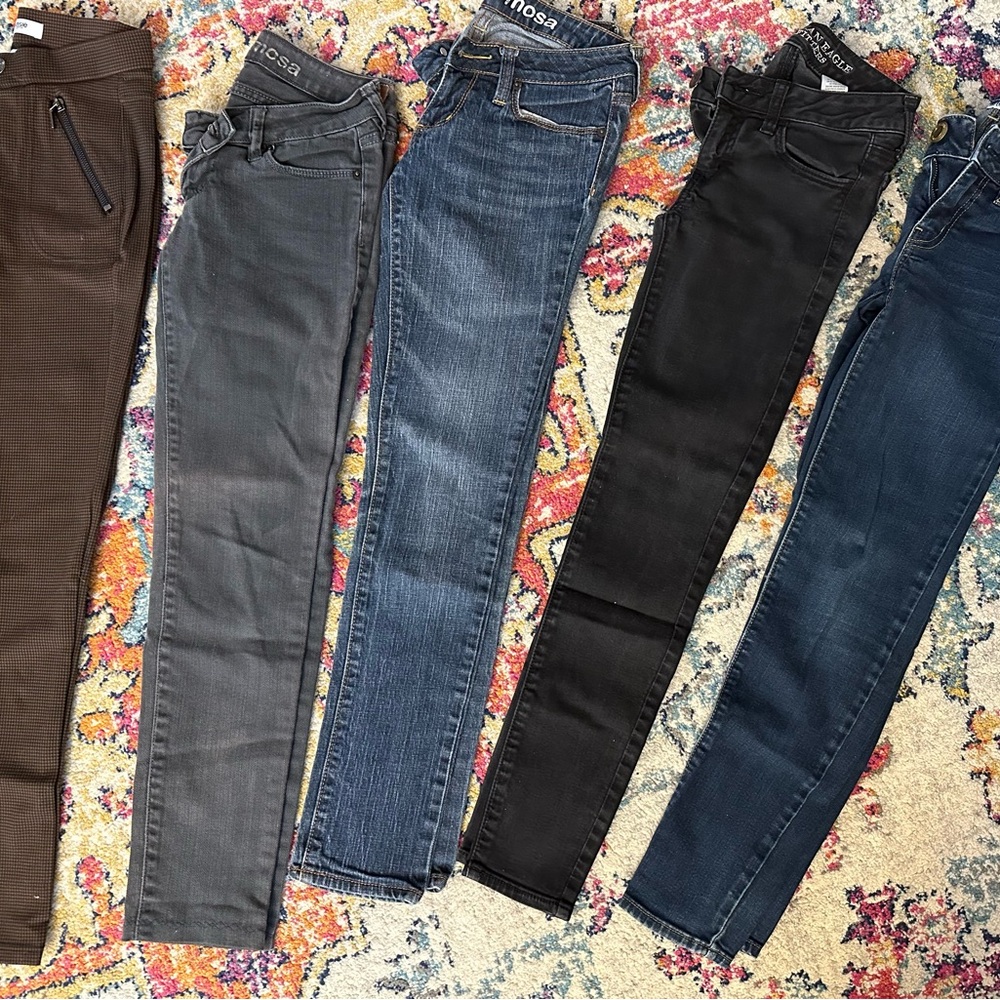 American eagle Skinny Jeans Brown Gray